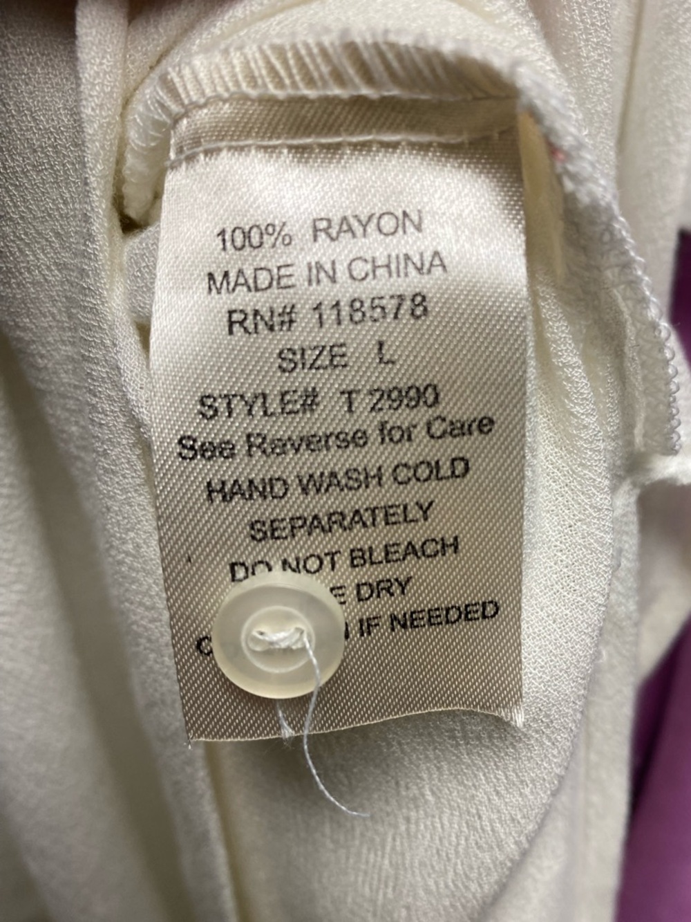 PQLA Ivory Button-Front Shirt Dress - Picture 10 of 10